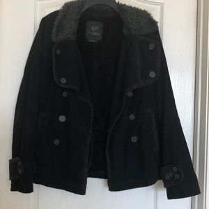 Fox Racing corduroy jacket black size small